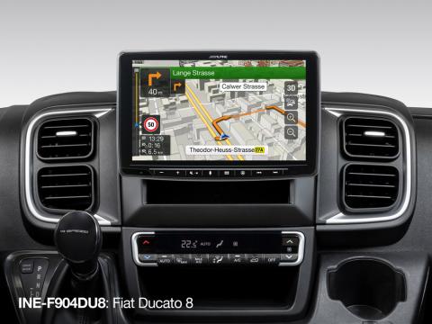 INE-F904DU8_Ducato-8-Built-in-Navigation-Map-installed