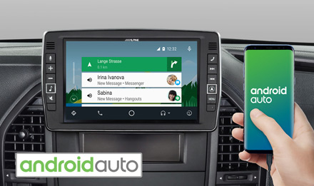 Mercedes Vito - Works with Android Auto - X903D-V447