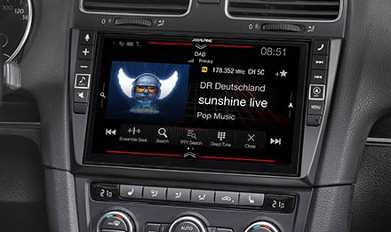 VW Golf 6 - DAB+ Digital Radio - X903D-G6