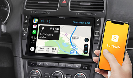 Online Navigation mit Apple CarPlay - X903D-G6